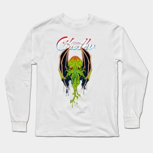 Green Cthulhu Long Sleeve T-Shirt